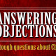 Answering Objections